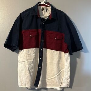 Rustler Men's XL Short Sleeve Snap Shirt